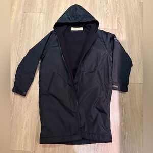 Black Hooded Surf Jacket